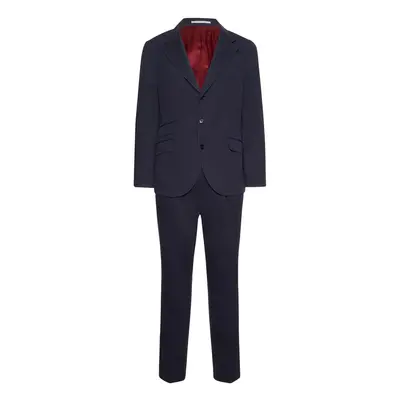 Brunello Cucinelli | Men Cotton & Wool Gabardine Suit Navy