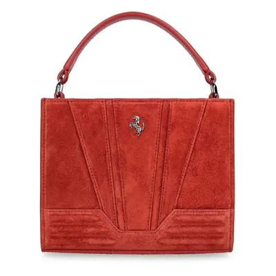 Ferrari | Women Micro Suede Leather Tote Bag Red