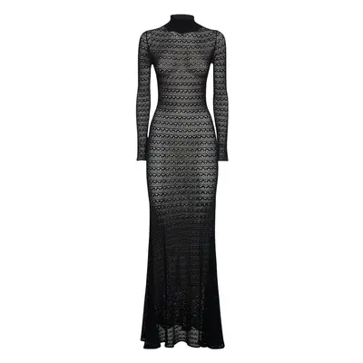 Tom Ford | Women Stretch Viscose Long Dress Black