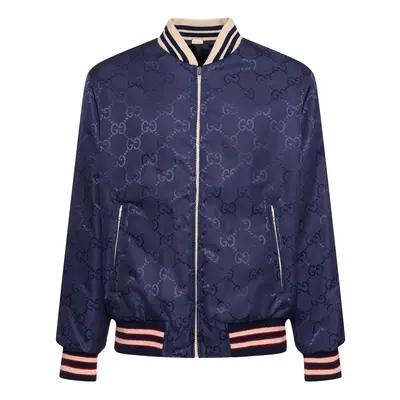 Gucci | Men Medium Gg Nylon Jacket Blue