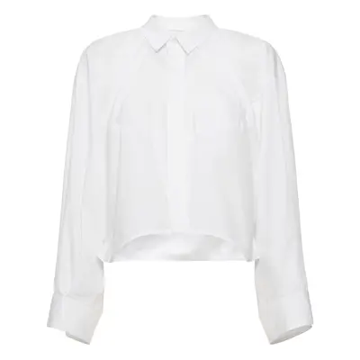 Sacai | Women Poplin Shirt W/cocoon Sleeves Off White