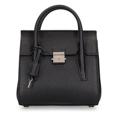 Michael Kors Collection | Women Mini Campbell Leather Satchel Bag Black