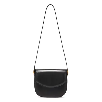 Jil Sander | Women Medium Coin Leather Crossbody Bag Black