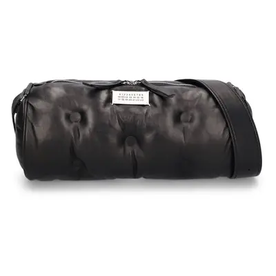 Maison Margiela | Men Glam Slam Pillow Leather Shoulder Bag Black
