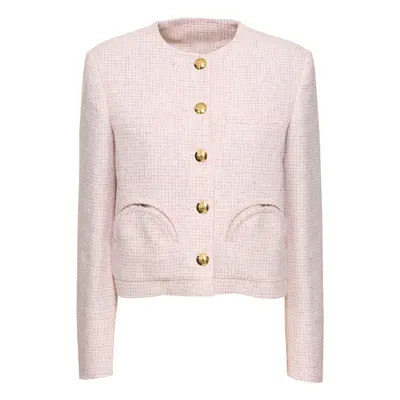 Blazé Milano | Women Panakeia Shamo Bolero Linen Blend Jacket Pink