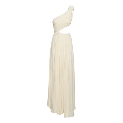 Giambattista Valli | Women One-shoulder Cut Out Viscose Long Dress White