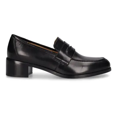 The Row | Women 45mm Vera Leather Loafers Black