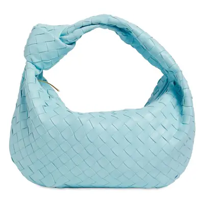 Bottega Veneta | Women Teen Jodie Leather Shoulder Bag Light Blue