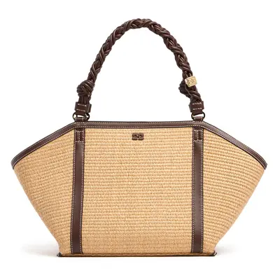 Medium Bou Raffia Effect Tote Bag