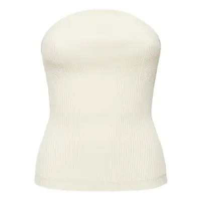 Jericho Strapless Knitted Viscose Top