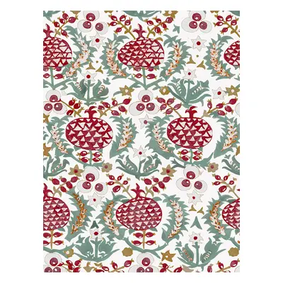 Pomegranate Warm Printed Wallpaper