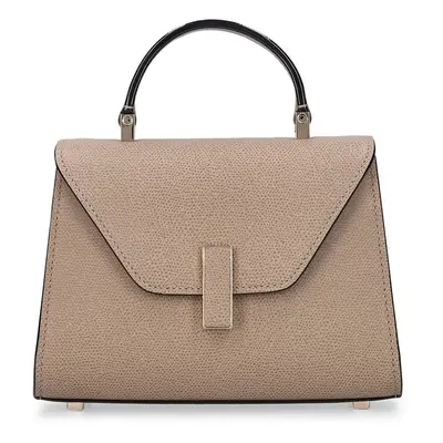 Micro Iside Grain Leather Top Handle Bag