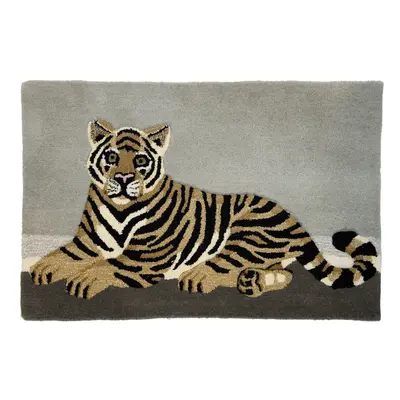 Sitting Tiger Wool Rug