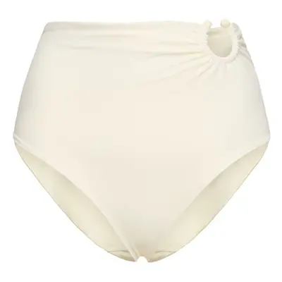 Ecru Taita High Waist Bikini Bottoms