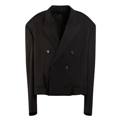 Folded Tailored Wool Blazer