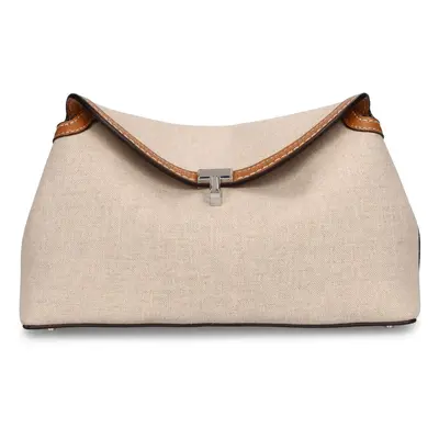 T-lock Canvas Clutch