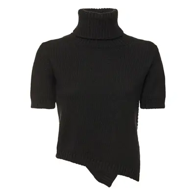 Dria Asymmetric Cashmere Blend Knit Top