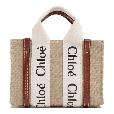 Mini Woody Canvas Top Handle Bag