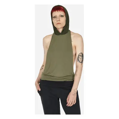 Low Open-Back Tank Top Green