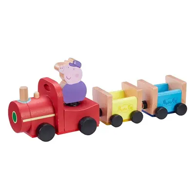 Peppa Pig Wooden Train with Grandpa Pig