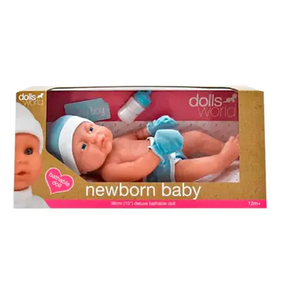 Dolls World Newborn Baby Boy Doll