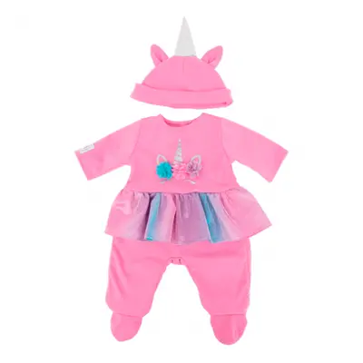 Tiny Treasure Pink Unicorn Doll Clothes