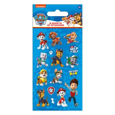 Paw Patrol Blue Party Stickers 6 Ark