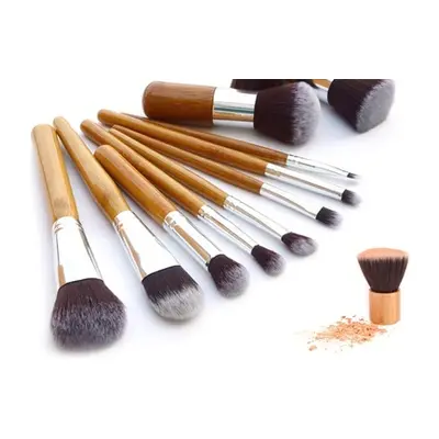 Bamboo Make Up Brush Set, One