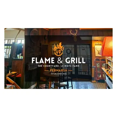 For Four, Chargrilled Minute Steak Fries Chimchurri & the Flame Salad Bar