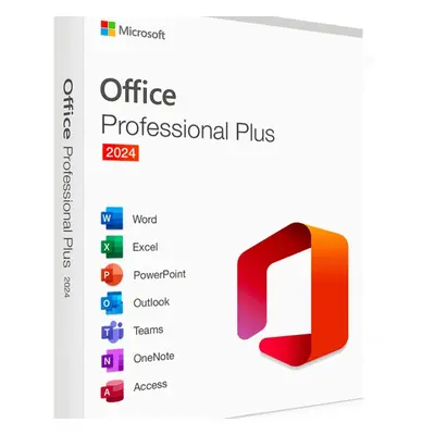 Microsoft Office 2024 Professional Plus Lifetime License on Windows 10
