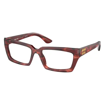 Miu Miu MU04XV 11Q1O1 Women's Eyeglasses Brown Size (Frame Only) - Blue Light Block Available