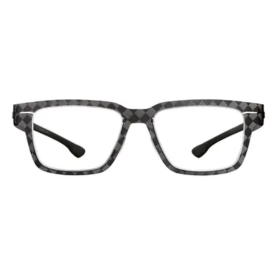 Ic! Berlin C0001 FLX_01 Median Night Men's Eyeglasses Grey Size (Frame Only) - Blue Light Block 