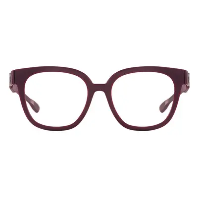 Ic! Berlin A0684 Lynn Cassis Matt Women's Eyeglasses Burgundy Size (Frame Only) - Blue Light Blo