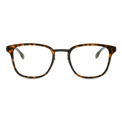 Ic! Berlin D0064H Mr. Bice Black-Magma Men's Eyeglasses Tortoiseshell Size (Frame Only) - Blue L