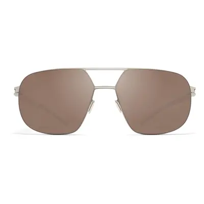 Mykita Angus Polarized Men's Sunglasses Silver Size