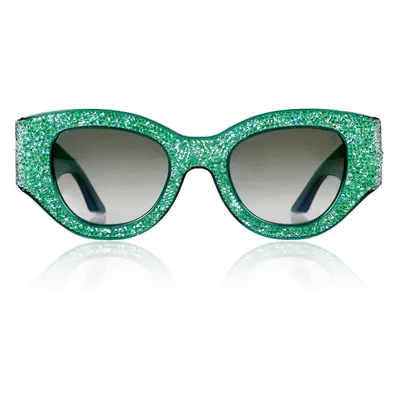 Anna-Karin Karlsson LUCKY GOES TO VEGAS Emerald Crystal Women's Sunglasses Green Size