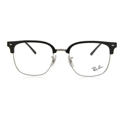 Ray-Ban RX7216F New Club Master Asian Fit Men's Eyeglasses Black Size (Frame Only) - Blue Light 