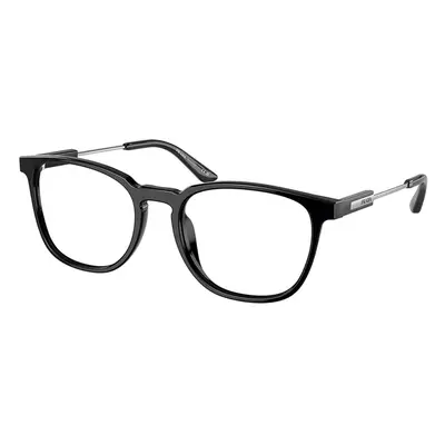 Prada PR 19ZV 1AB1O1 Men's Eyeglasses Black Size (Frame Only) - Blue Light Block Available