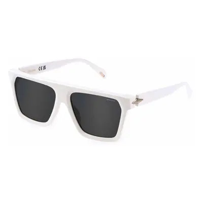 Police SPLM01 PANTHER 0847 Women's Sunglasses White Size