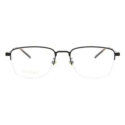 Gucci GG0686OA Asian Fit Men's Eyeglasses Black Size (Frame Only) - Blue Light Block Available