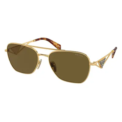 Prada PR A50S 5AK01T Women's Sunglasses Gold Size