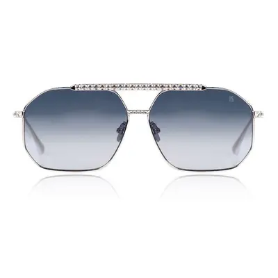 Anna-Karin Karlsson LE BOSS 2.0 White Gold Women's Sunglasses Silver Size