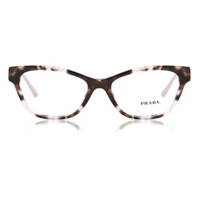 Prada PR 03WV ROJ1O1 Women's Eyeglasses Tortoiseshell Size (Frame Only) - Blue Light Block Avail