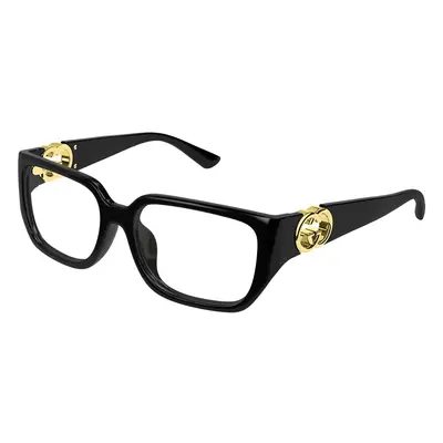 Gucci GG1694OA Asian Fit Women's Eyeglasses Black Size (Frame Only) - Blue Light Block Available