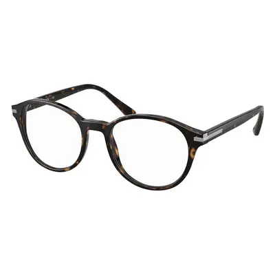 Prada PR 13WVF Asian Fit 2AU1O1 Men's Eyeglasses Tortoiseshell Size (Frame Only) - Blue Light Bl