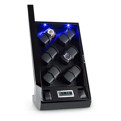 Klarstein Klingenthal watch winder right-left run up to revolutions/day watches RGB-LED touch lo