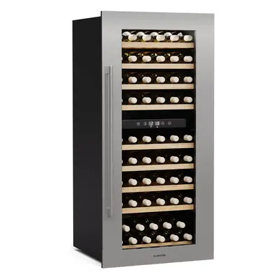 Klarstein Vinsider Duo wine refrigerator | bottles | cooling zones | UV protection | shelves | t