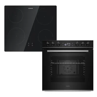 Klarstein ControlSync oven & induction hob set | functions | cooking zones | L volume