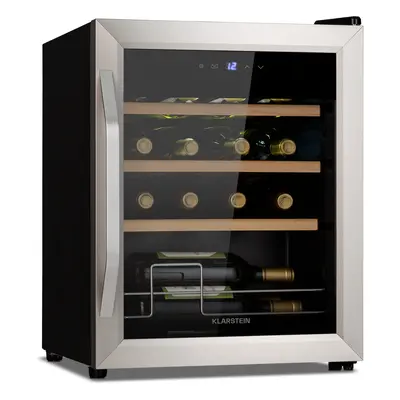 Klarstein Vinamour Uno wine fridge bottles/42 litres 5-18°C 41dB glass
