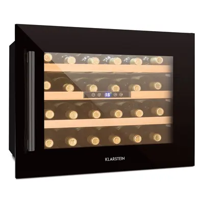 Klarstein Vinsider Built-In Uno Onyx Edition Built-In Wine Fridge Bottles L